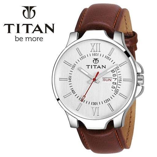 TITAN New PU Leather Analog Watch